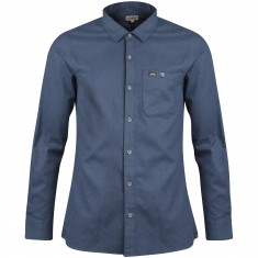 Lundhags Ekren Solid Ms LS Shirt, skjorte, herre, blå