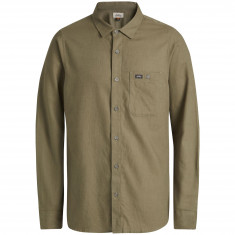 Lundhags Ekren Solid Ms LS Shirt, skjorte, herre, grønn