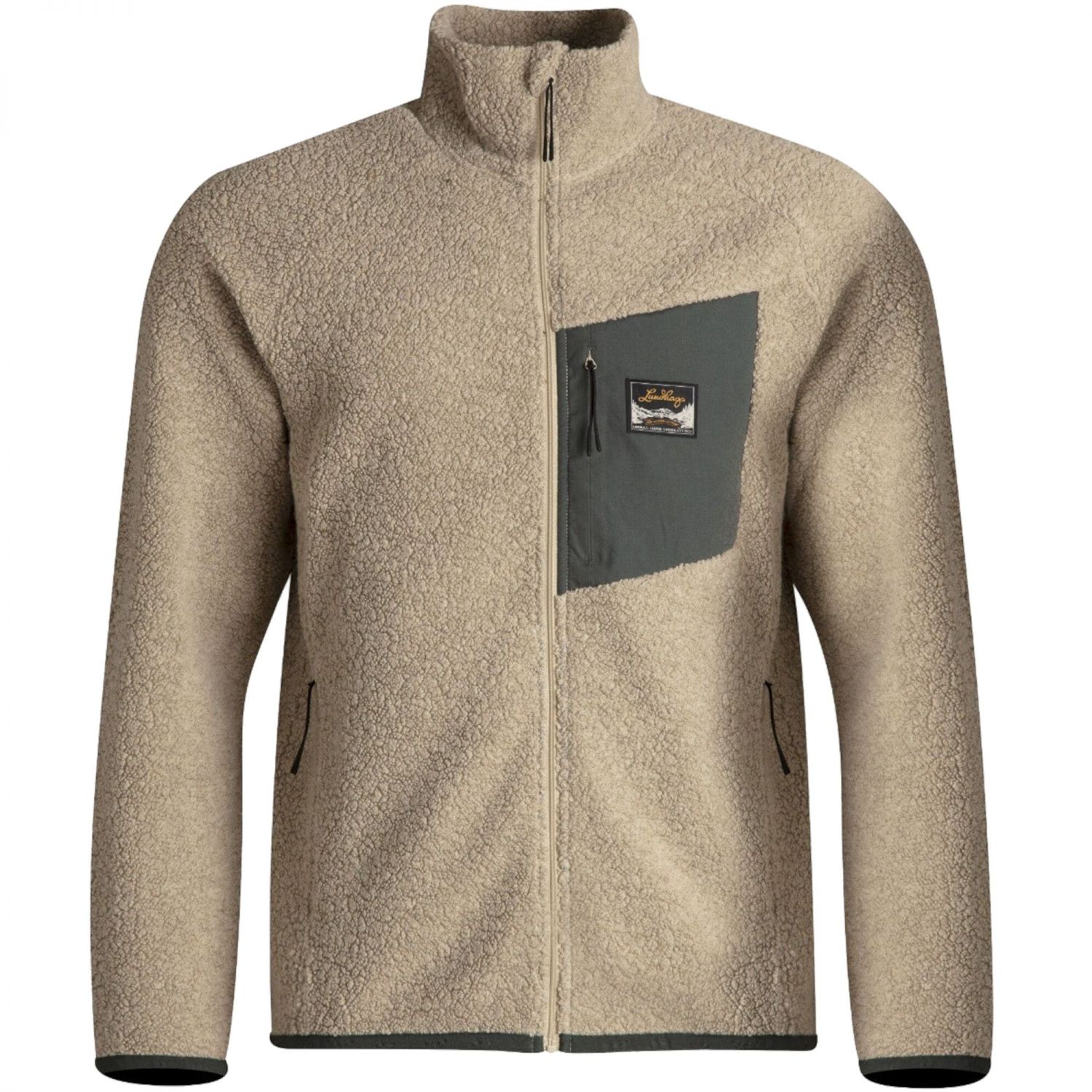 Lundhags Flok Wool Ms Pile, mellemlag, herre, beige