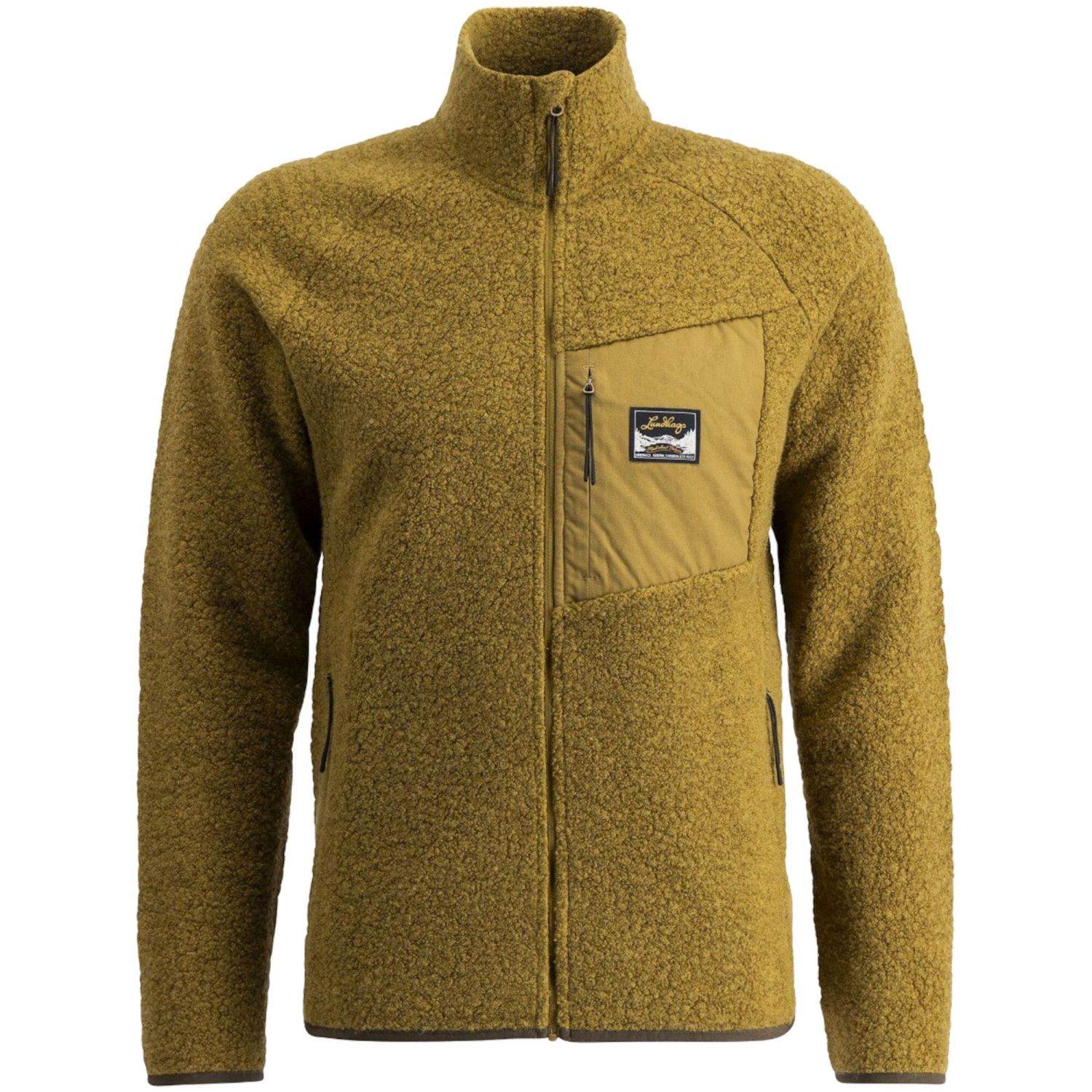 Lundhags Flok Wool Ms Pile, mellemlag, herre, grøn