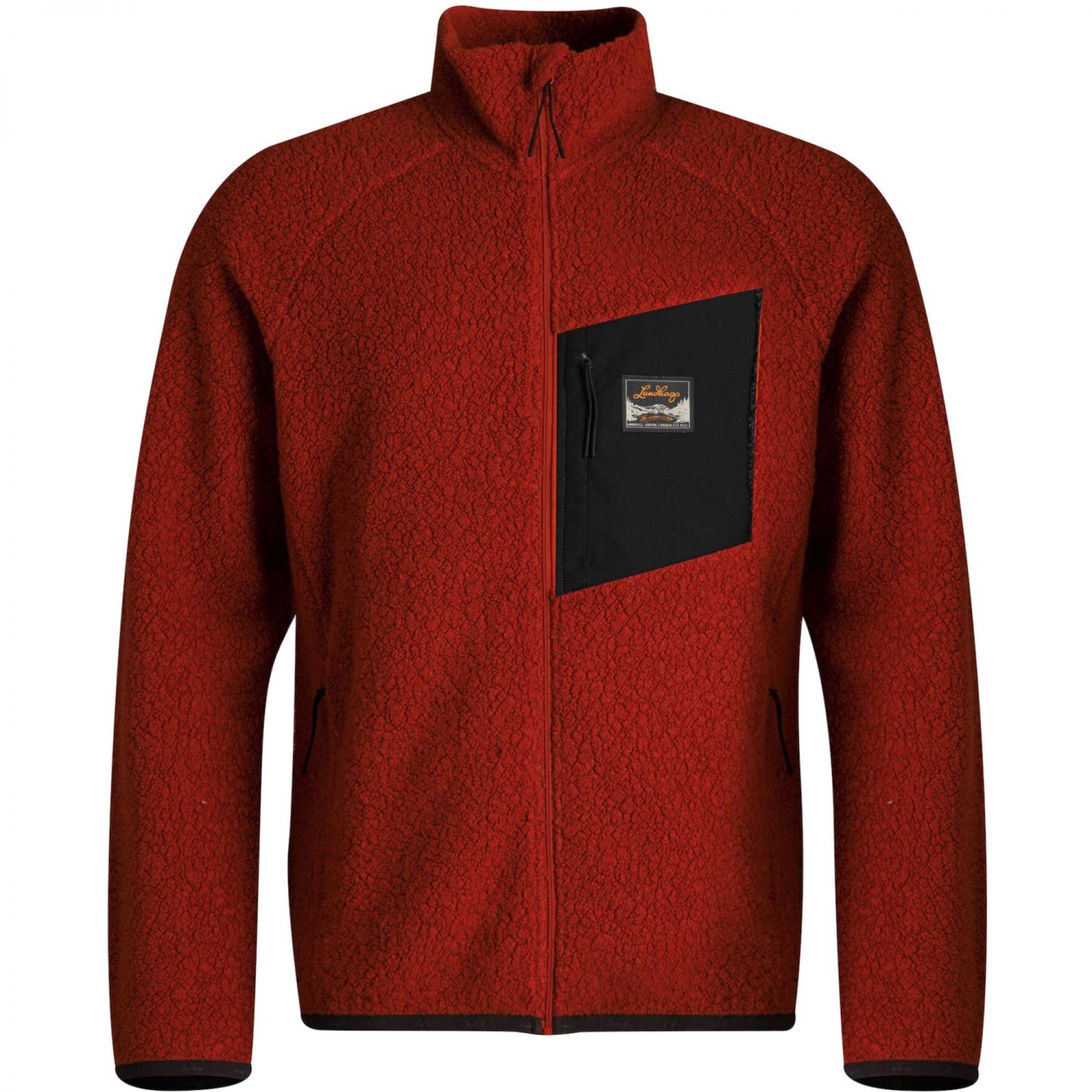 Lundhags Flok Wool Ms Pile, mellemlag, herre, rød