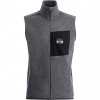 Lundhags Flok Wool Ms Pile Vest, strat de mijloc, bărbat, gri