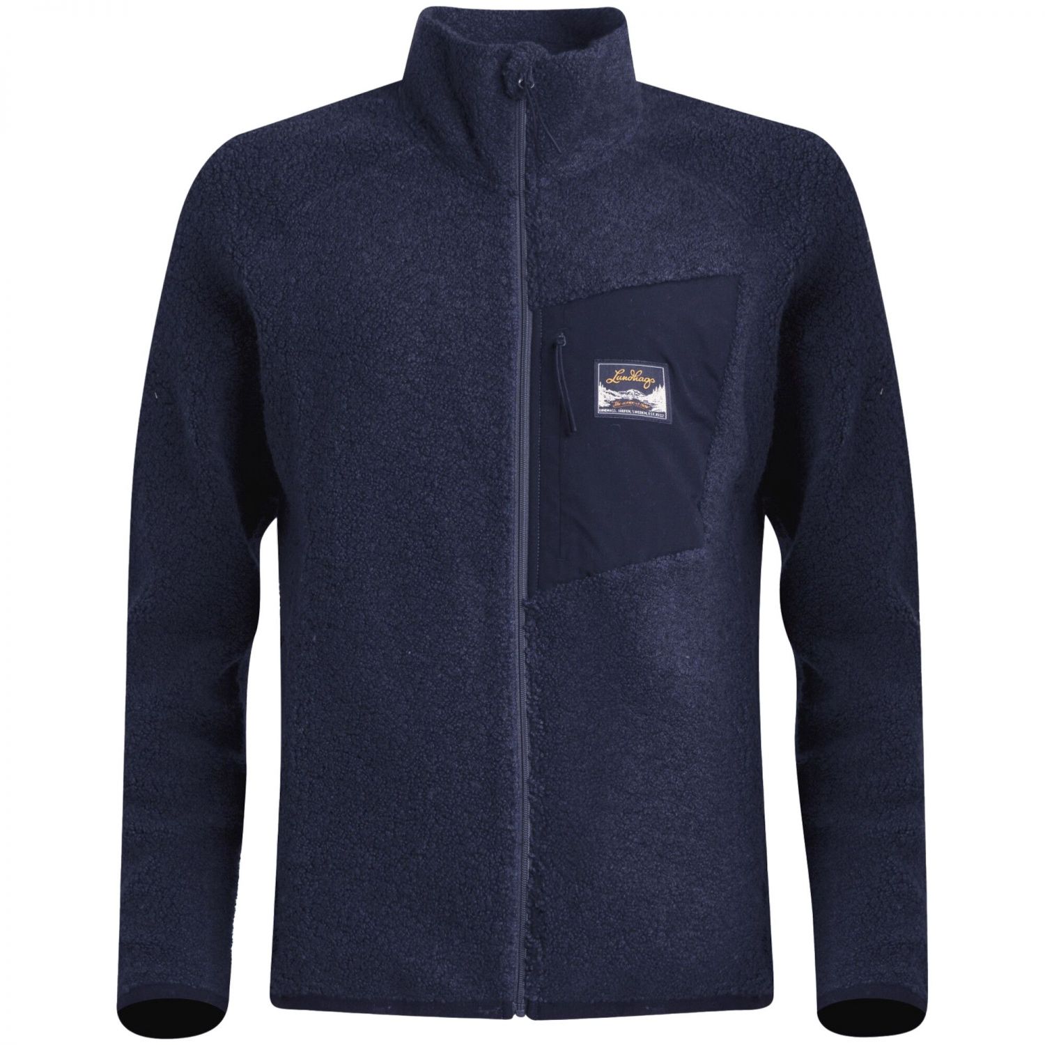 Lundhags Flok Wool Ws Pile, chaqueta de plumón, mujer, azul