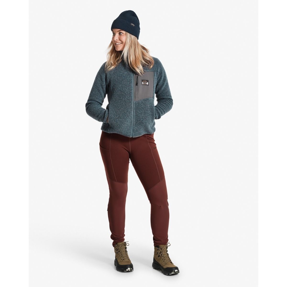 Lundhags Flok Wool WS Pile, mellanlager, blå