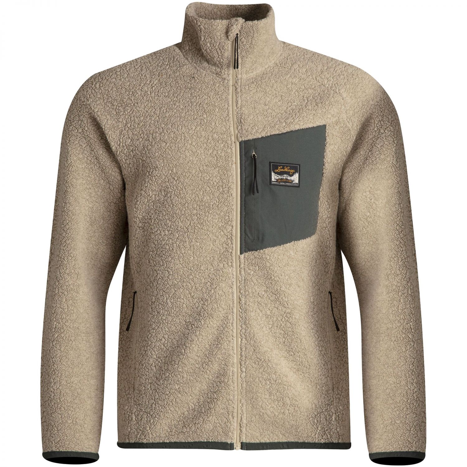 Lundhags Flok Wool Ws Pile, mellanlager, dam, beige