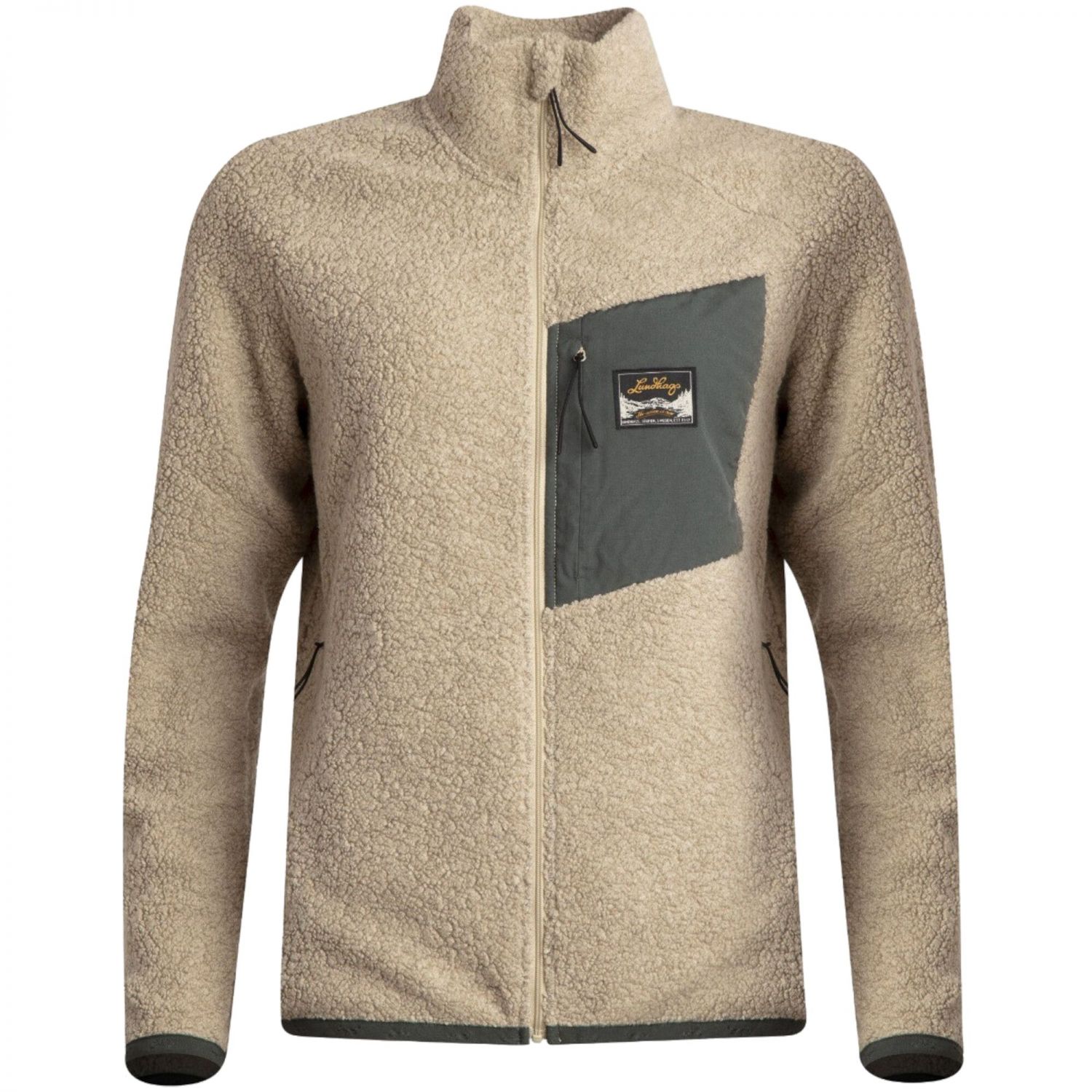 Lundhags Flok Wool Ws Pile, mellanlager, dam, beige