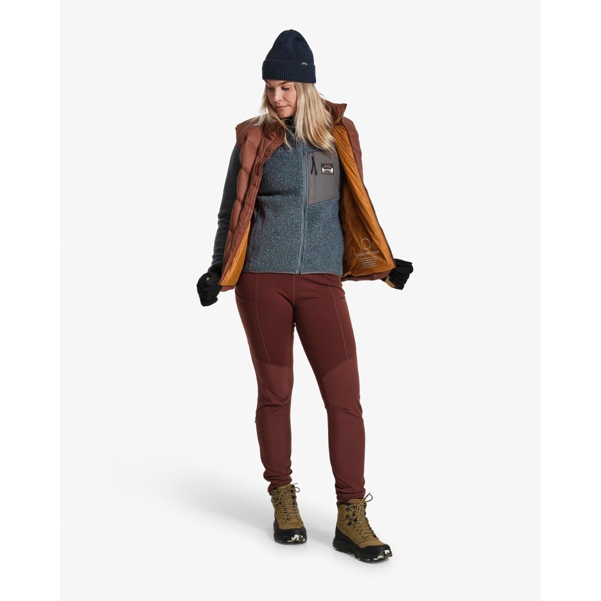 Lundhags Flok Wool WS Pile, mellemlag, blå