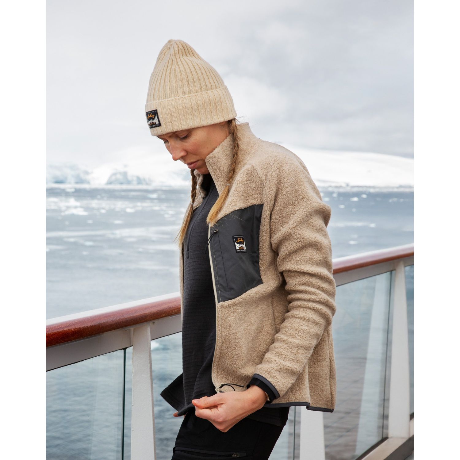 Lundhags Flok Wool Ws Pile, Midlayer, Damen, Beige