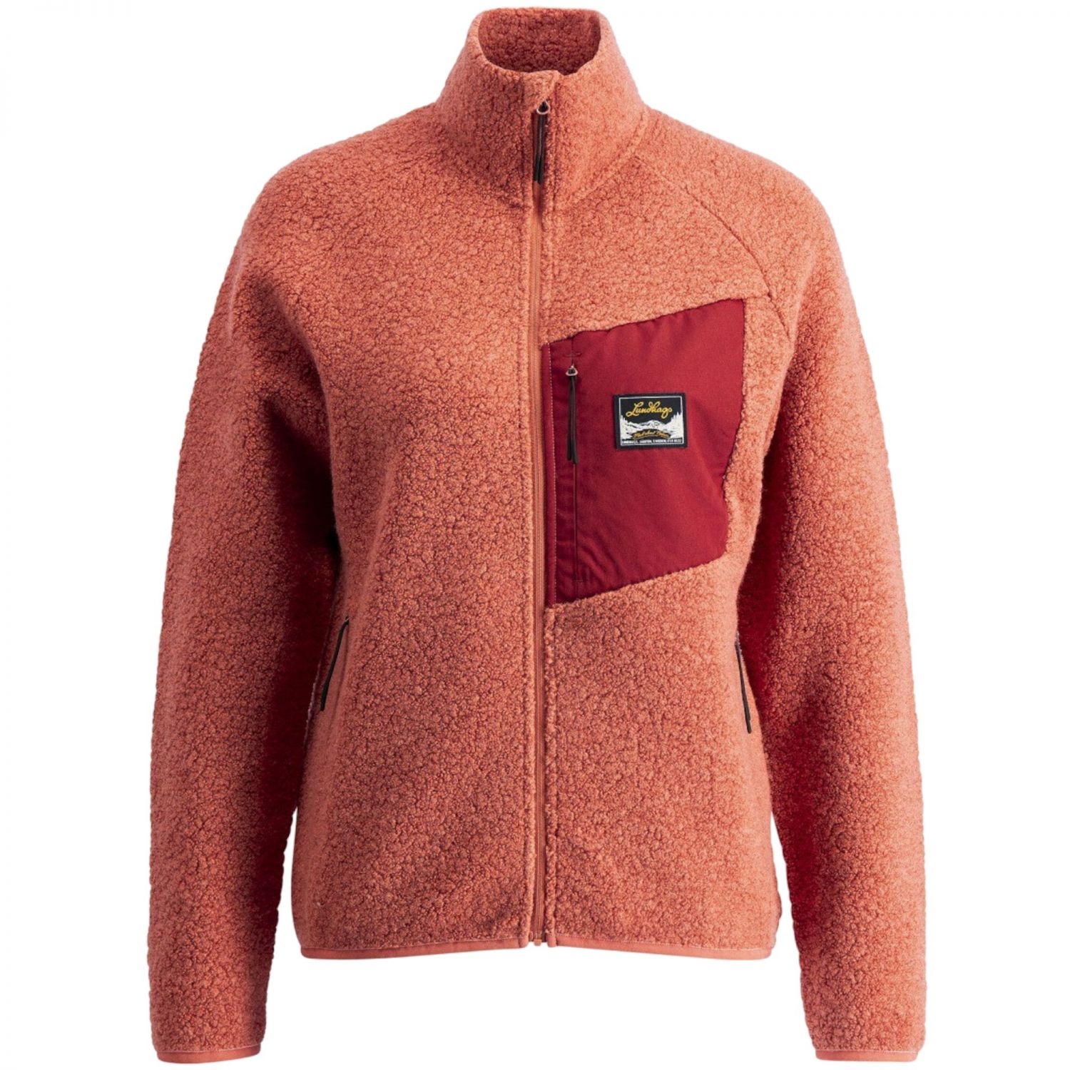 Lundhags Flok Wool Ws Pile, stredná vrstva, dámska, ružová