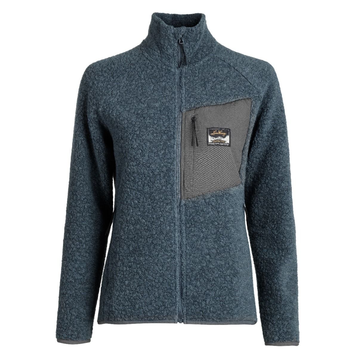 Lundhags Flok Wool WS Pile, tussenlaag, blauw