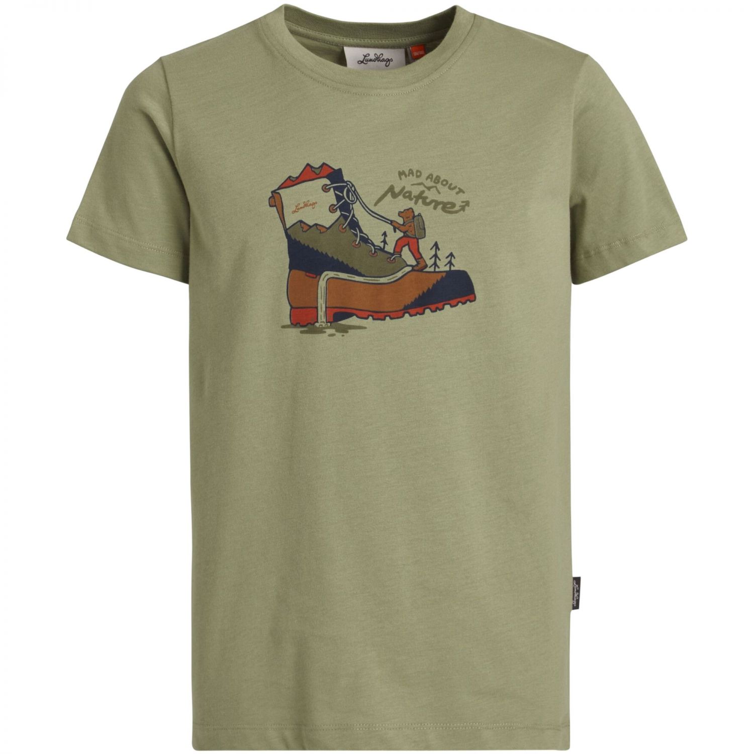Lundhags Fulu Climbing T-shirt Jr, tričko, junior, zelené