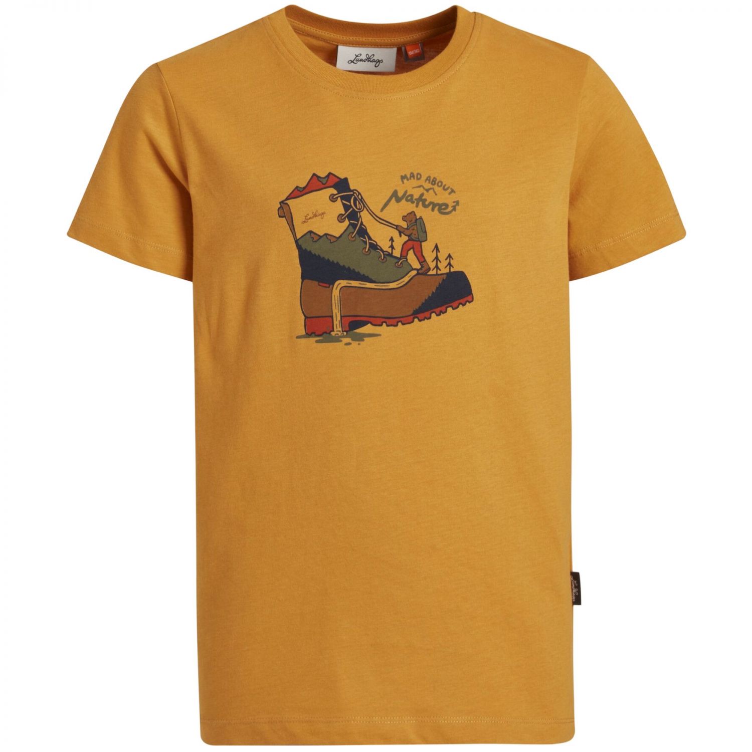 Lundhags Fulu Climbing T-shirt Jr, tričko, junior, zlaté