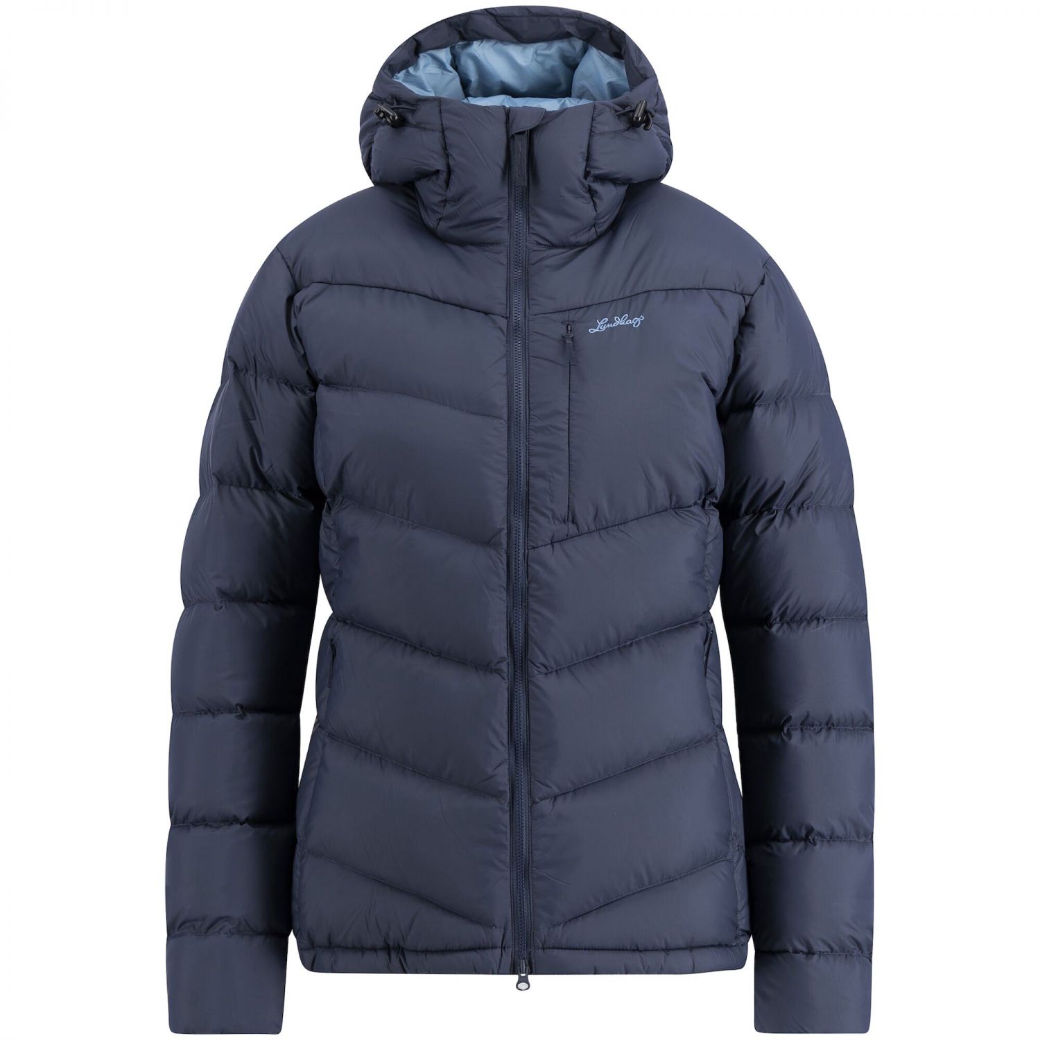Lundhags Fulu Down Hooded Jacket, down jacket, women, blue