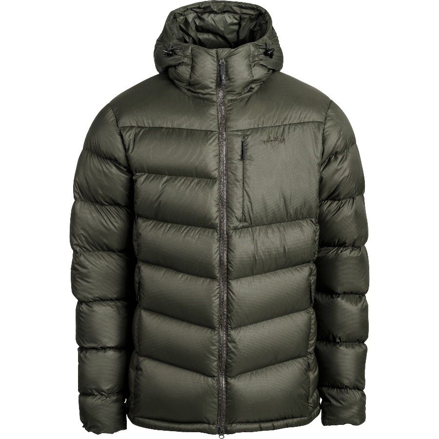 Lundhags Fulu Down Hooded Jacket M, páperová bunda, zelená