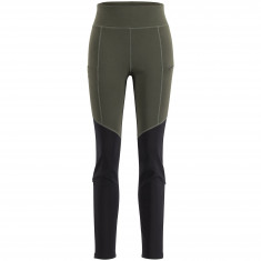 Lundhags Fulu Wool Tights, pantalon de randonnée, femme, vert/noir