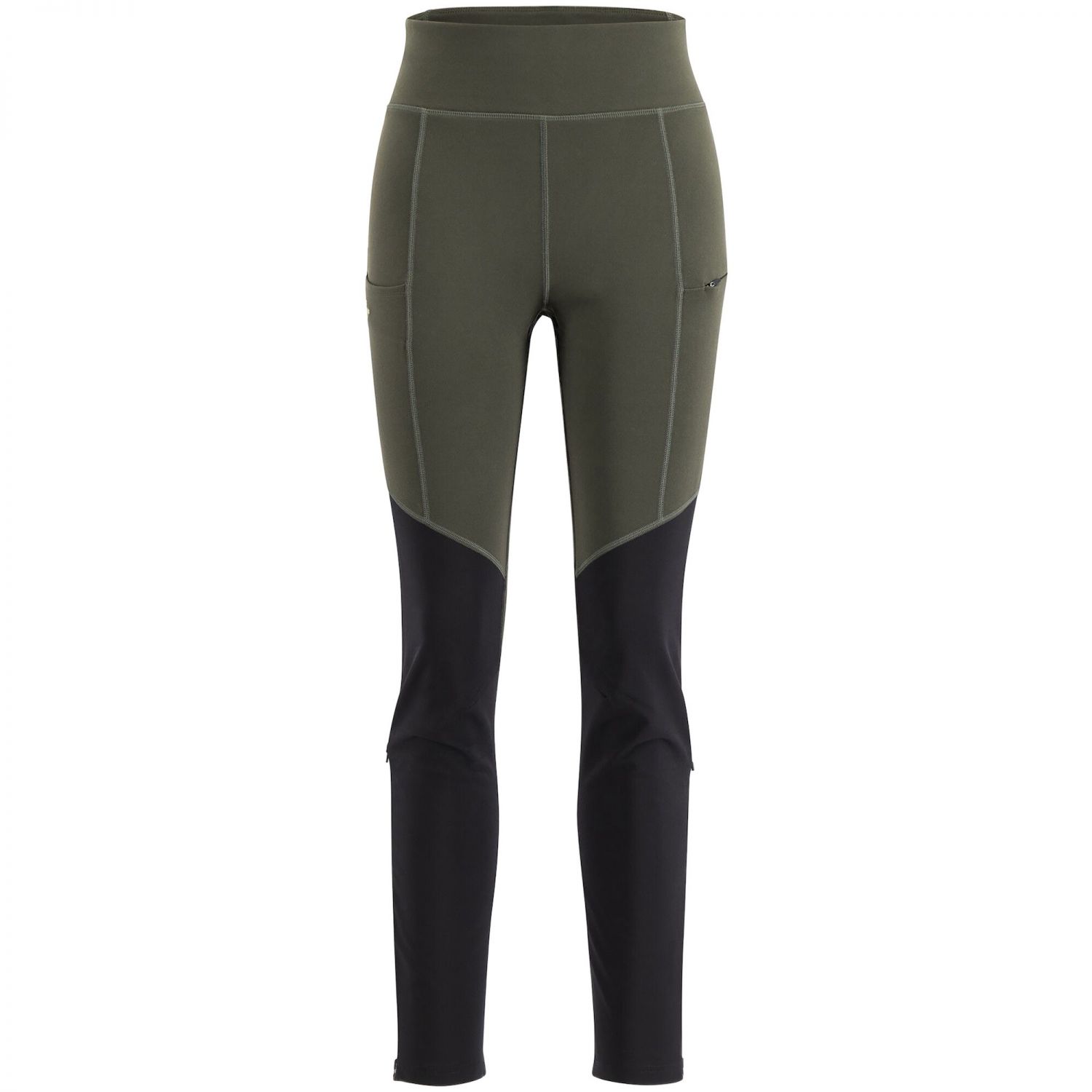 Lundhags Fulu Wool Tights W, vandrebukser, dame, grøn/sort