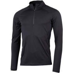 Lundhags Gimmer Merino Lt Ms 1/2 Zip, mellemlag, herre, sort
