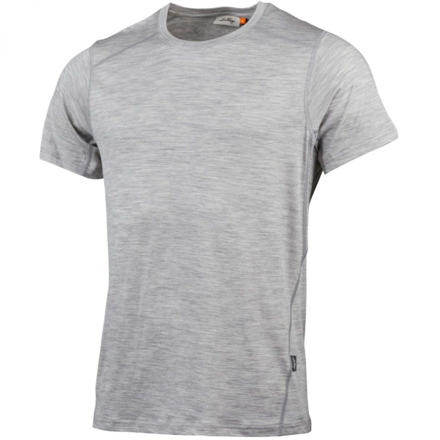 Lundhags Gimmer Merino Lt Ms Tee, mellanlager, herr, grå