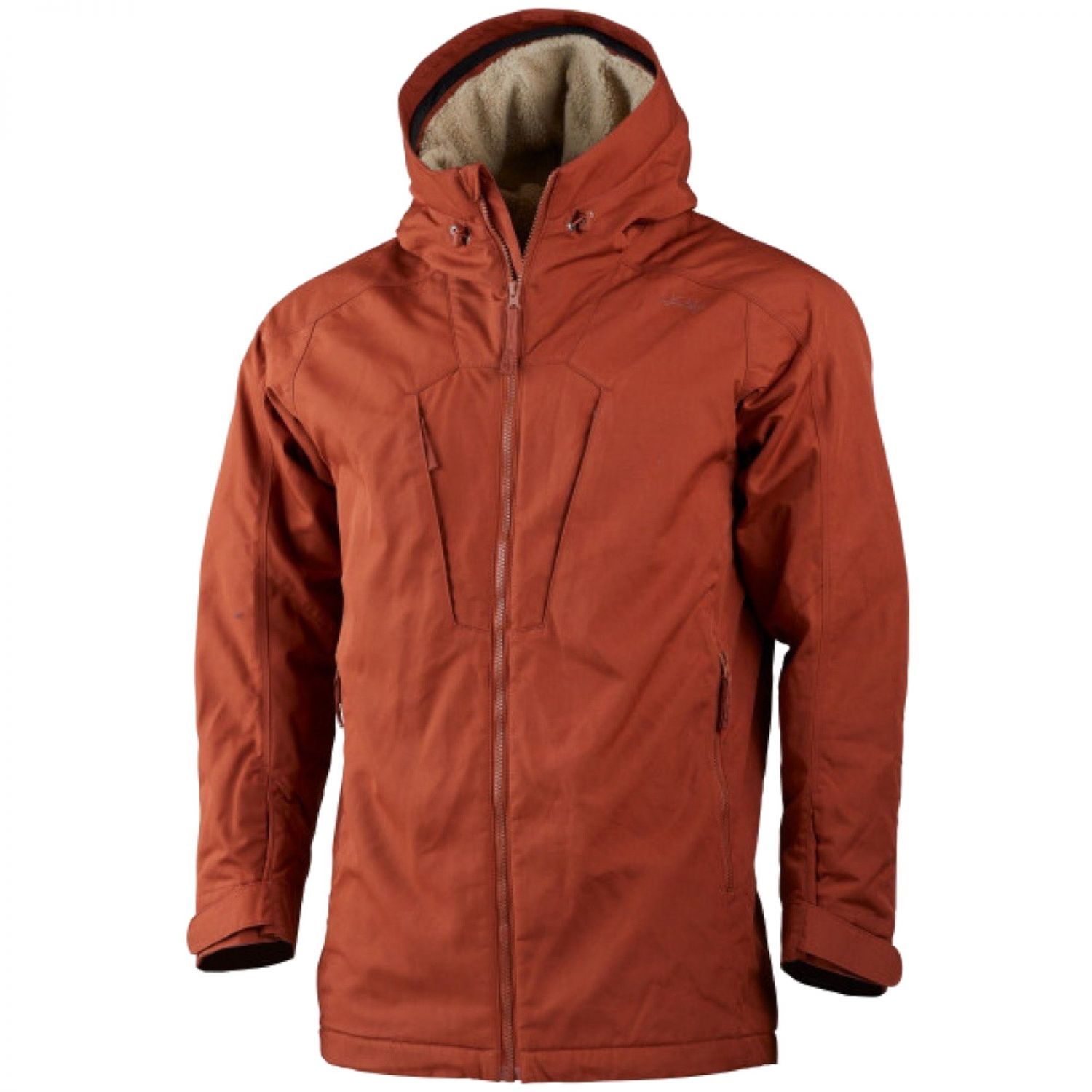 Lundhags Habe Pile Ms Jacket, down jacket, men, red