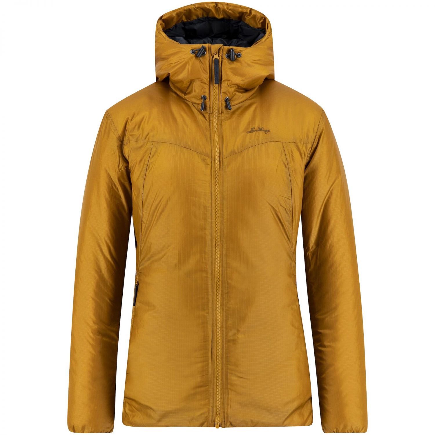 Lundhags Idu Hoodie, down jacket, women, gold