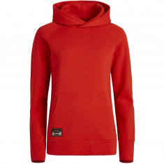 Lundhags Järpen Hoodie, mellomlag, dame, rød