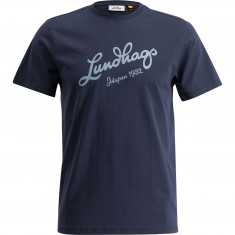Lundhags Järpen Logo T-shirt, T-Shirt, Herren, Navy