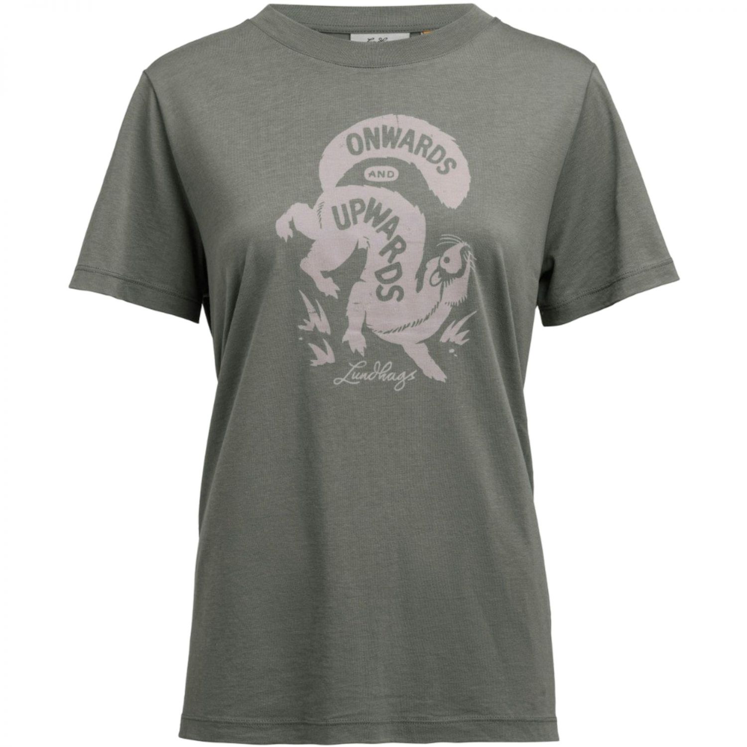 Lundhags Järpen Printed T-shirt, t-shirt, dam, grön