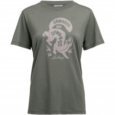 Lundhags Järpen Printed T-shirt, T-Shirt, Damen, Grün