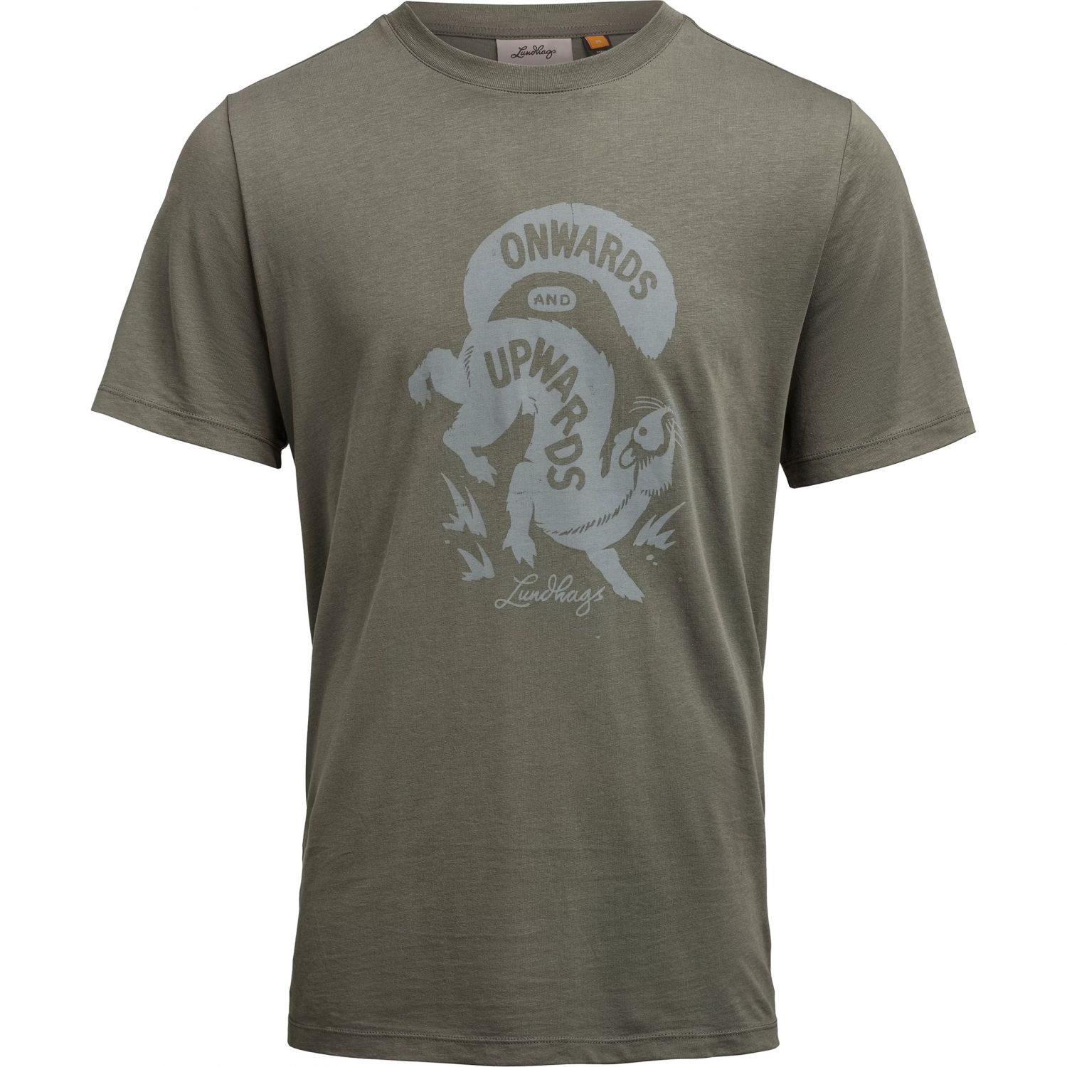 Lundhags Järpen Printed T-shirt, t-shirt, m??czyzna, zielony