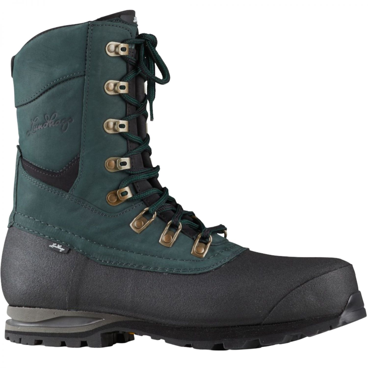 Lundhags Jaure II Ms Lt High, botas de caminhada, masculino, verde/preto