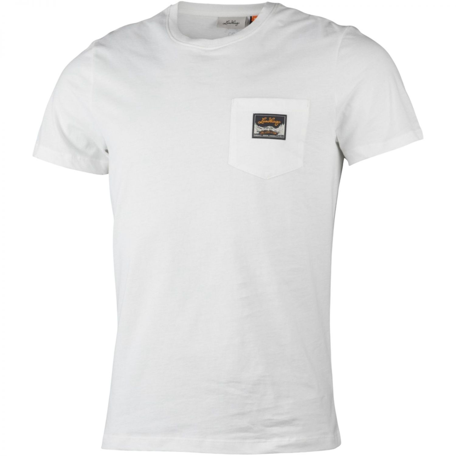 Lundhags Knak Ms Tee, camisa, homens, branco