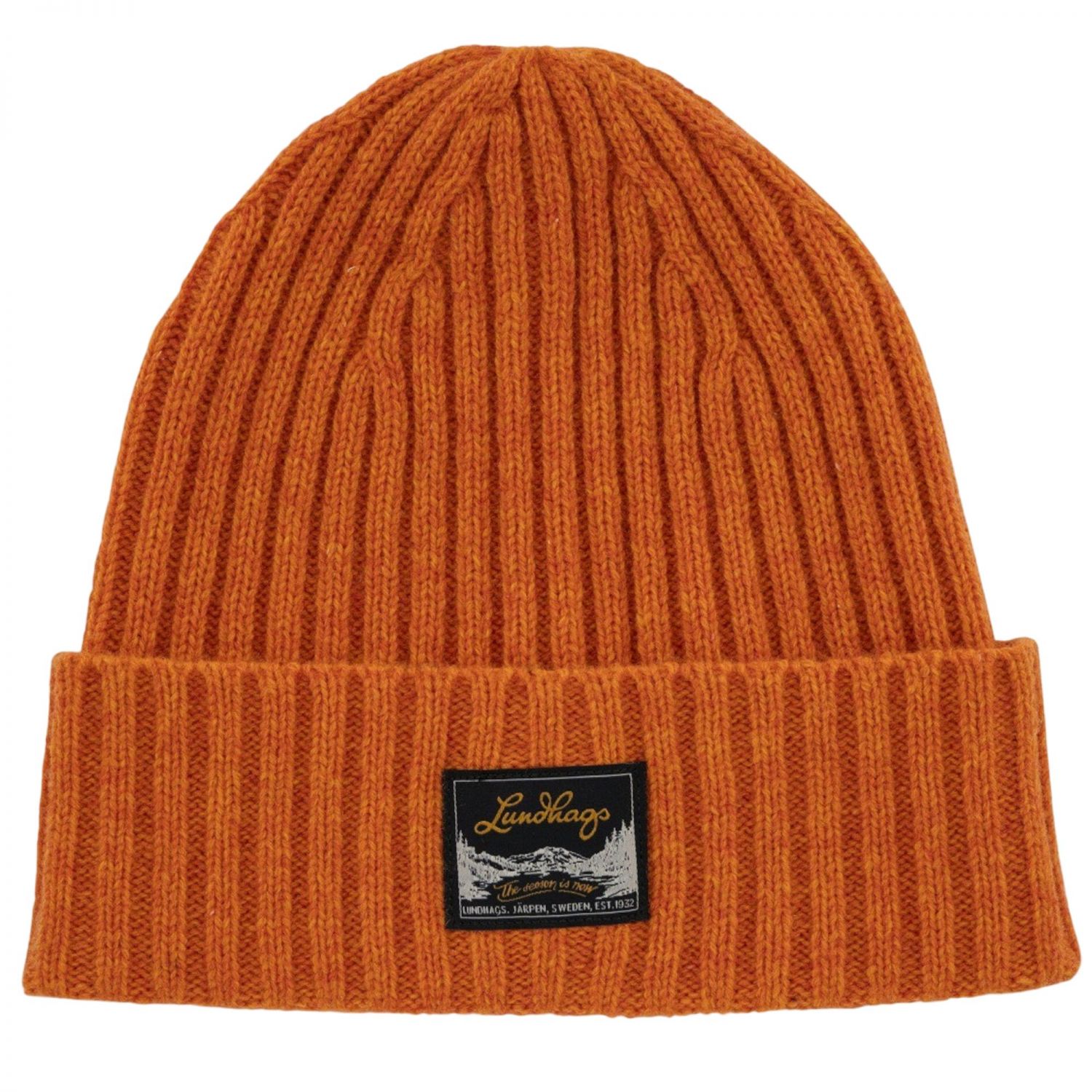 Lundhags Knak Wool Beanie, căciulă, neutru, portocaliu