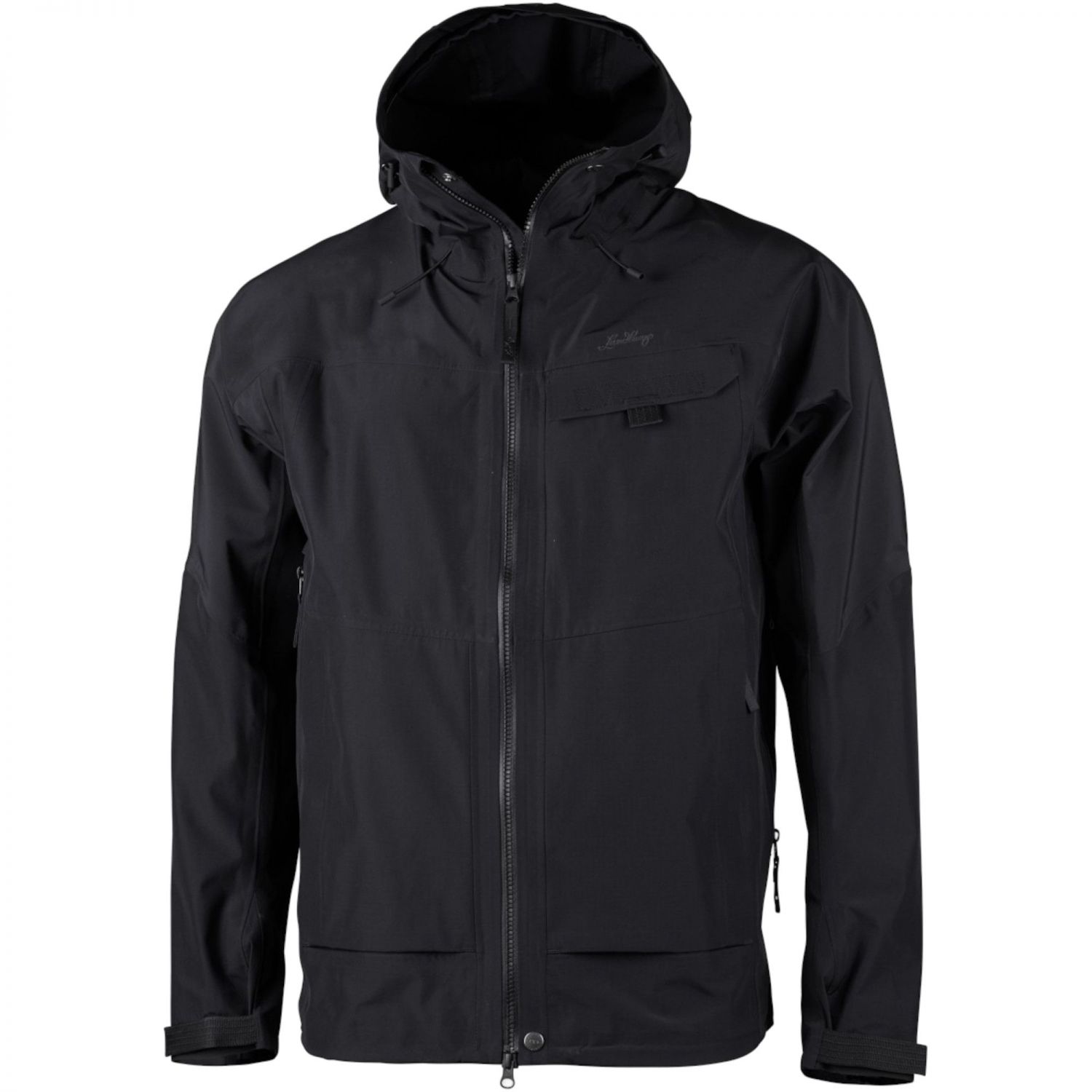 Lundhags Laka Jacke, Shelljacke, Herren, Schwarz