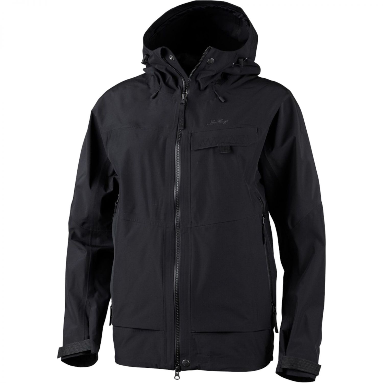 Lundhags Laka Ws Jacket, jaqueta corta-vento, mulher, preto