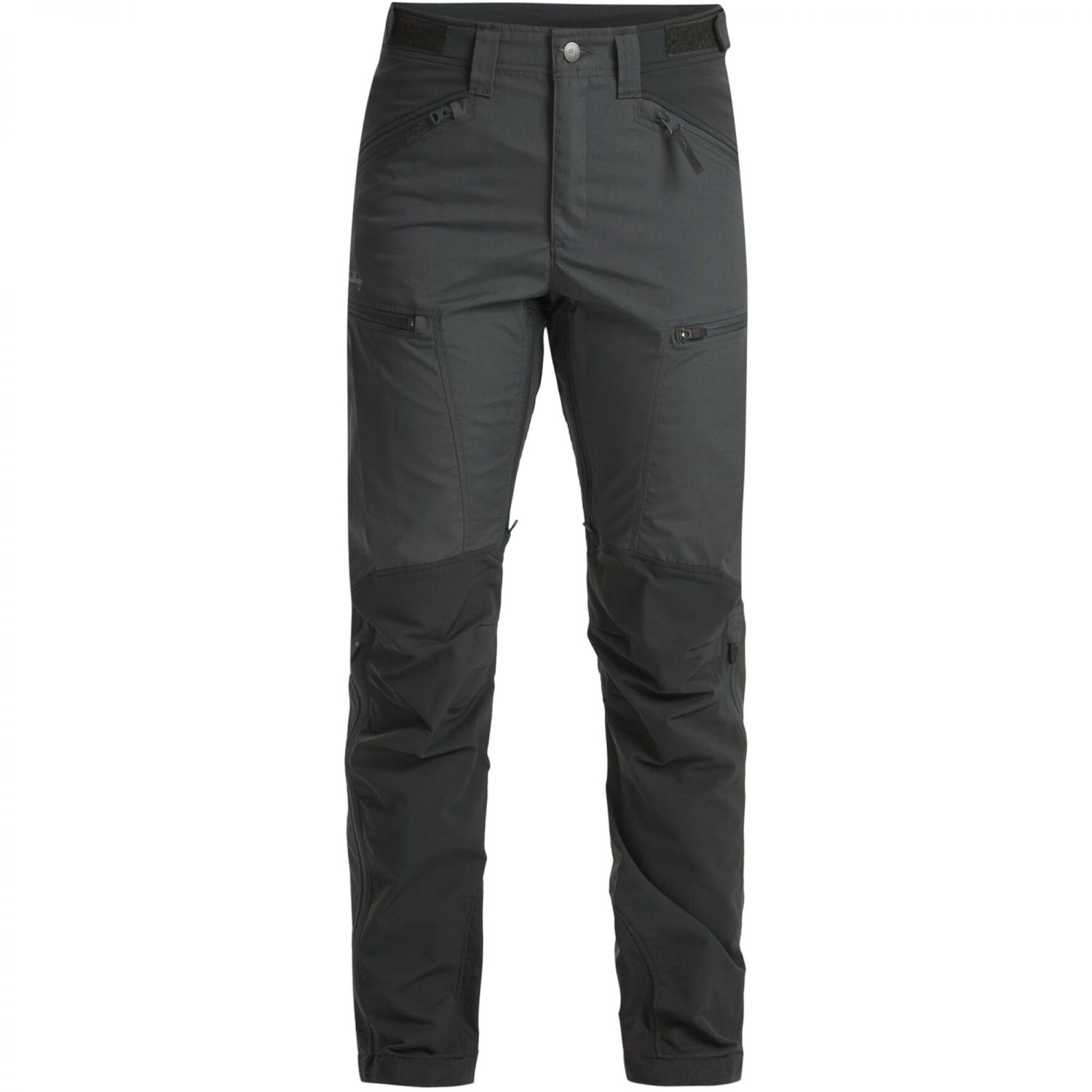 Lundhags Makke High Waist Curved Pant, hiking pants, women, gray