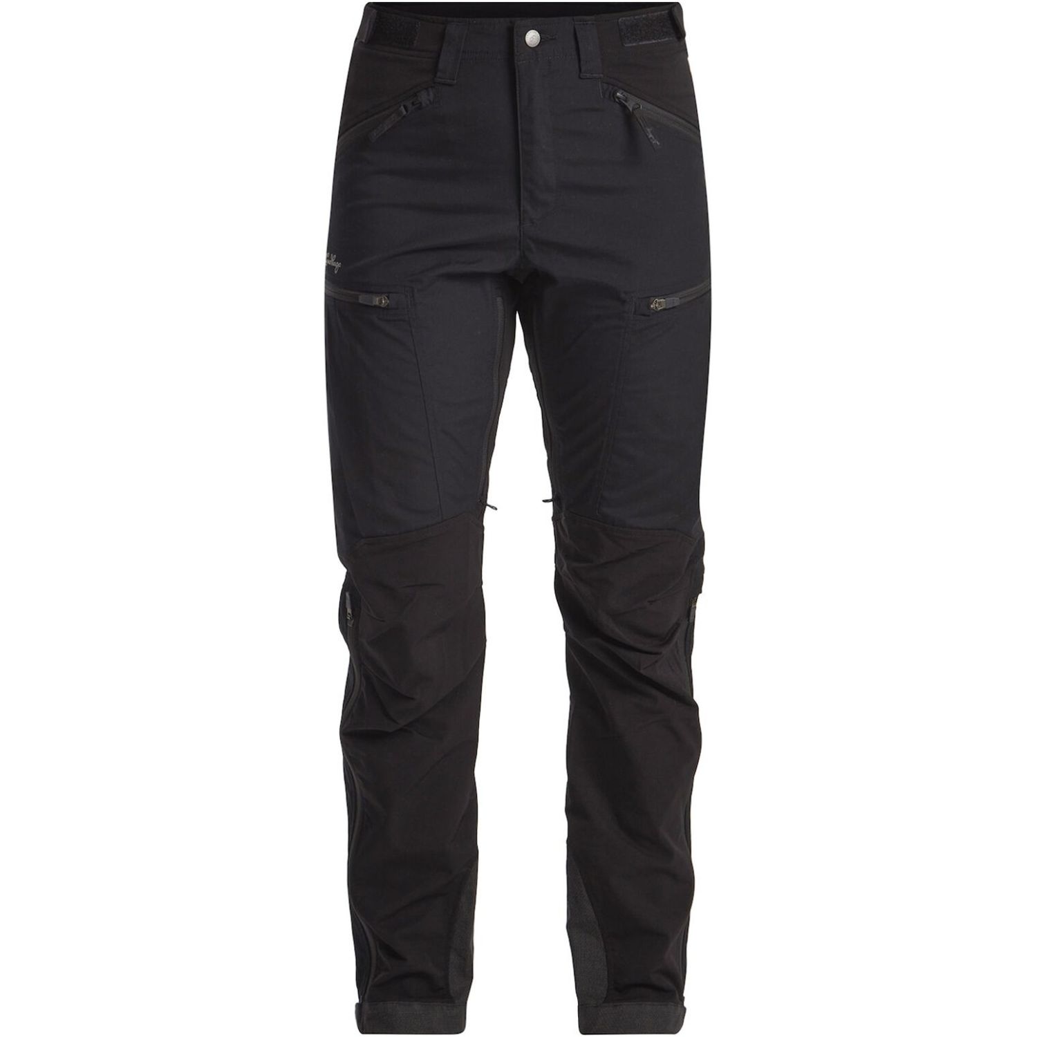 Lundhags Makke High Waist Curved Pant, pantalones de senderismo, mujer, negro