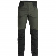 Lundhags Makke High Waist Curved Pant, vandringsbyxa, dam, grön/svart