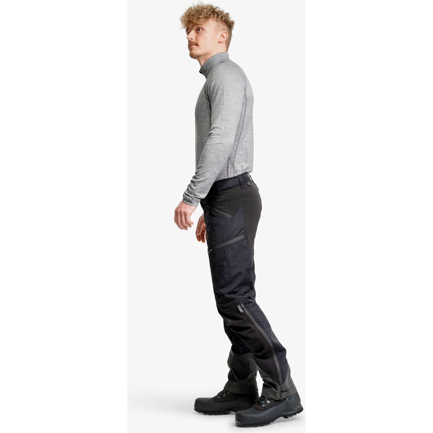Lundhags Makke Hose, Wanderhose, Herren, Schwarz