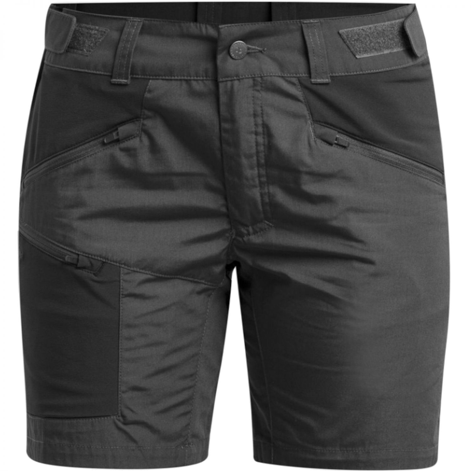 Lundhags Makke Lt Shorts, pantalones cortos de senderismo, mujer, gris