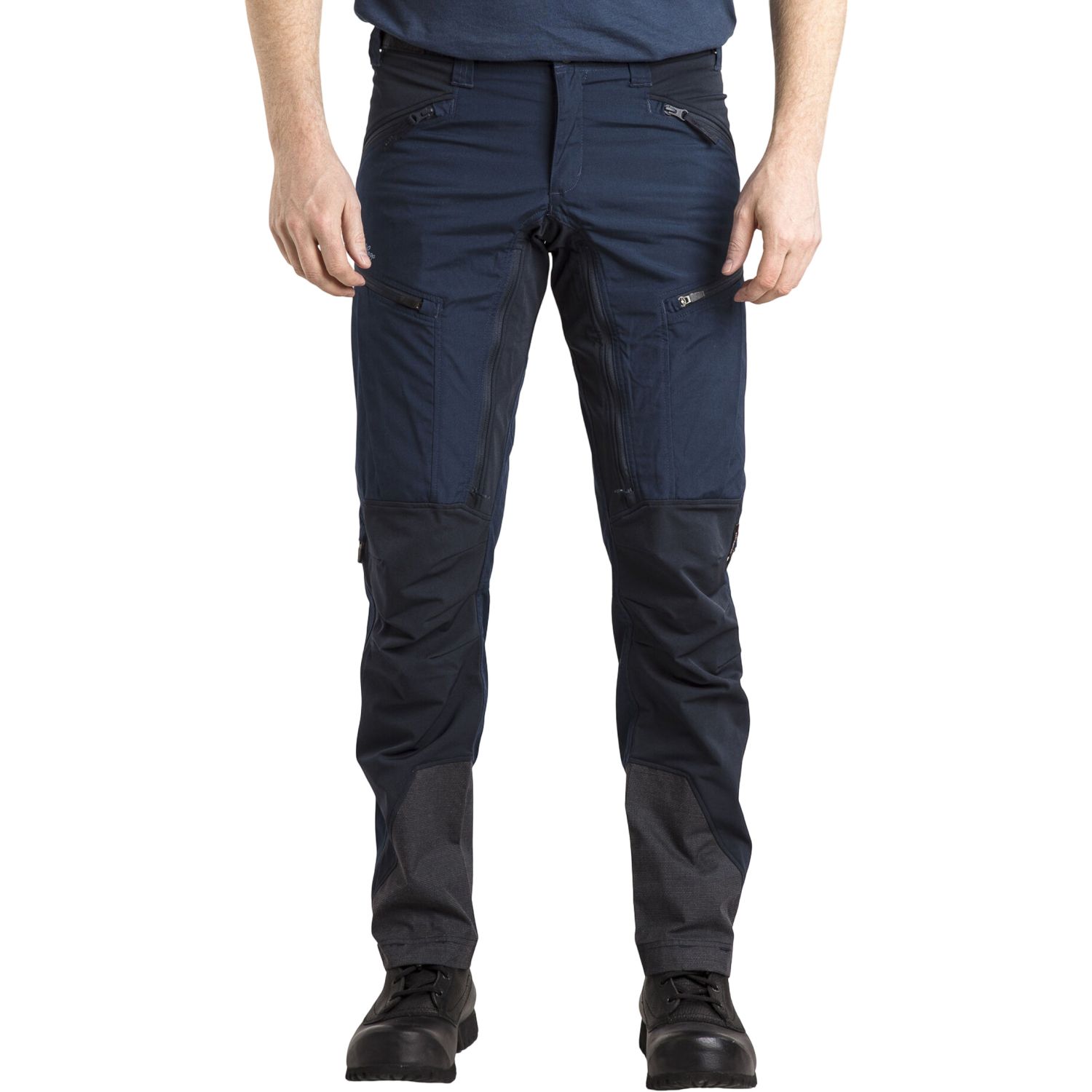 Lundhags Makke Pantalon Ms, pantalon de randonnée, homme, bleu