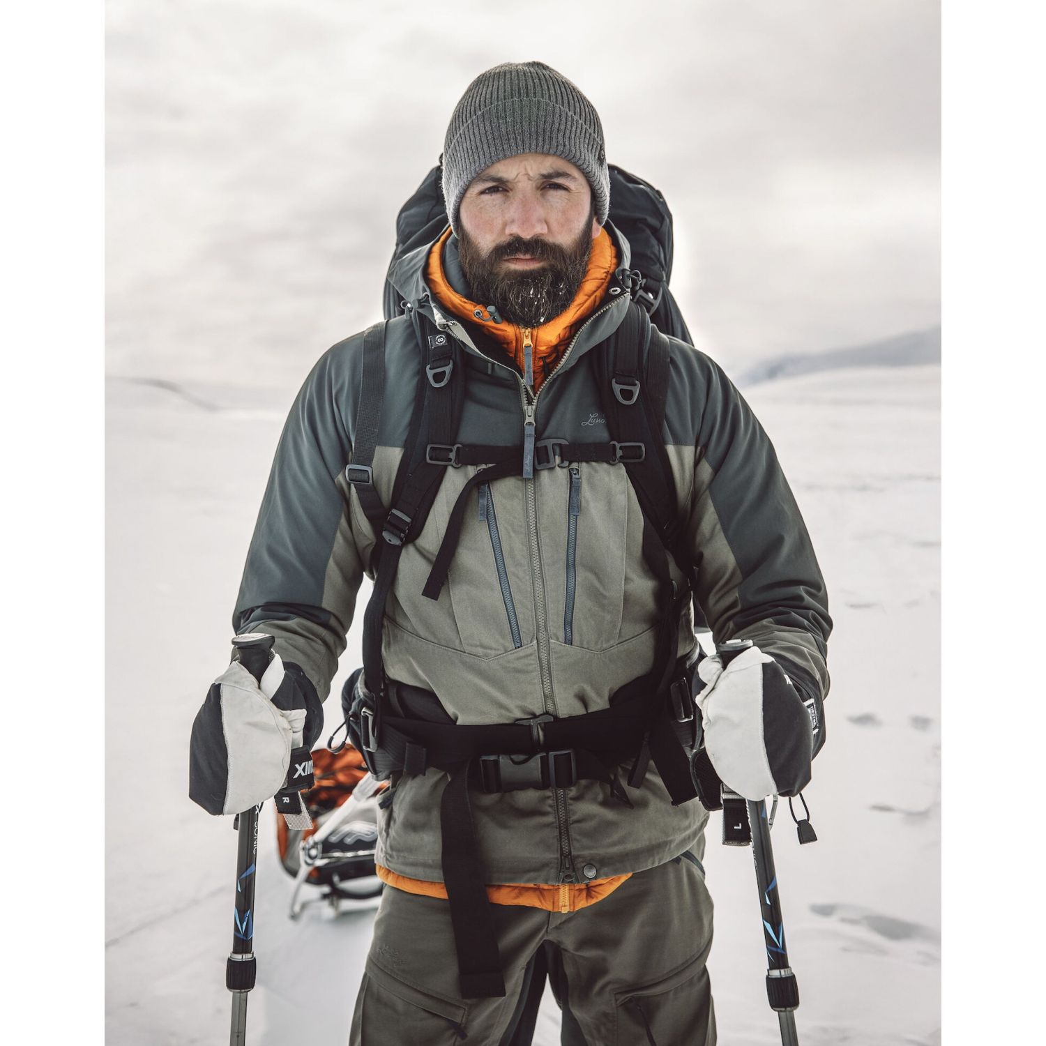 Lundhags Makke pro Ms Jacket, blusão, homens, verde/cinzento