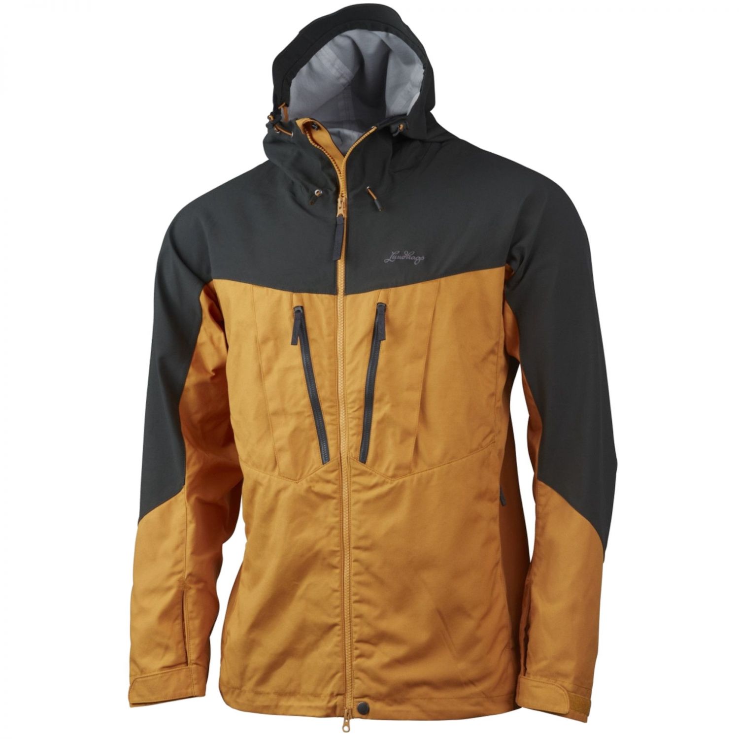 Lundhags Makke pro Ms Jacket, škrupinová bunda, pánska, zlatá/šedá