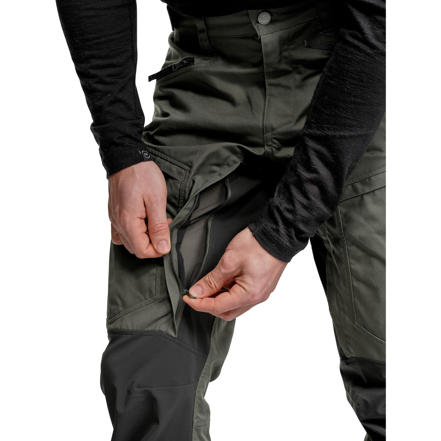Lundhags Makke Pro Ms Pant, wandelbroek, heren, groen/grijs