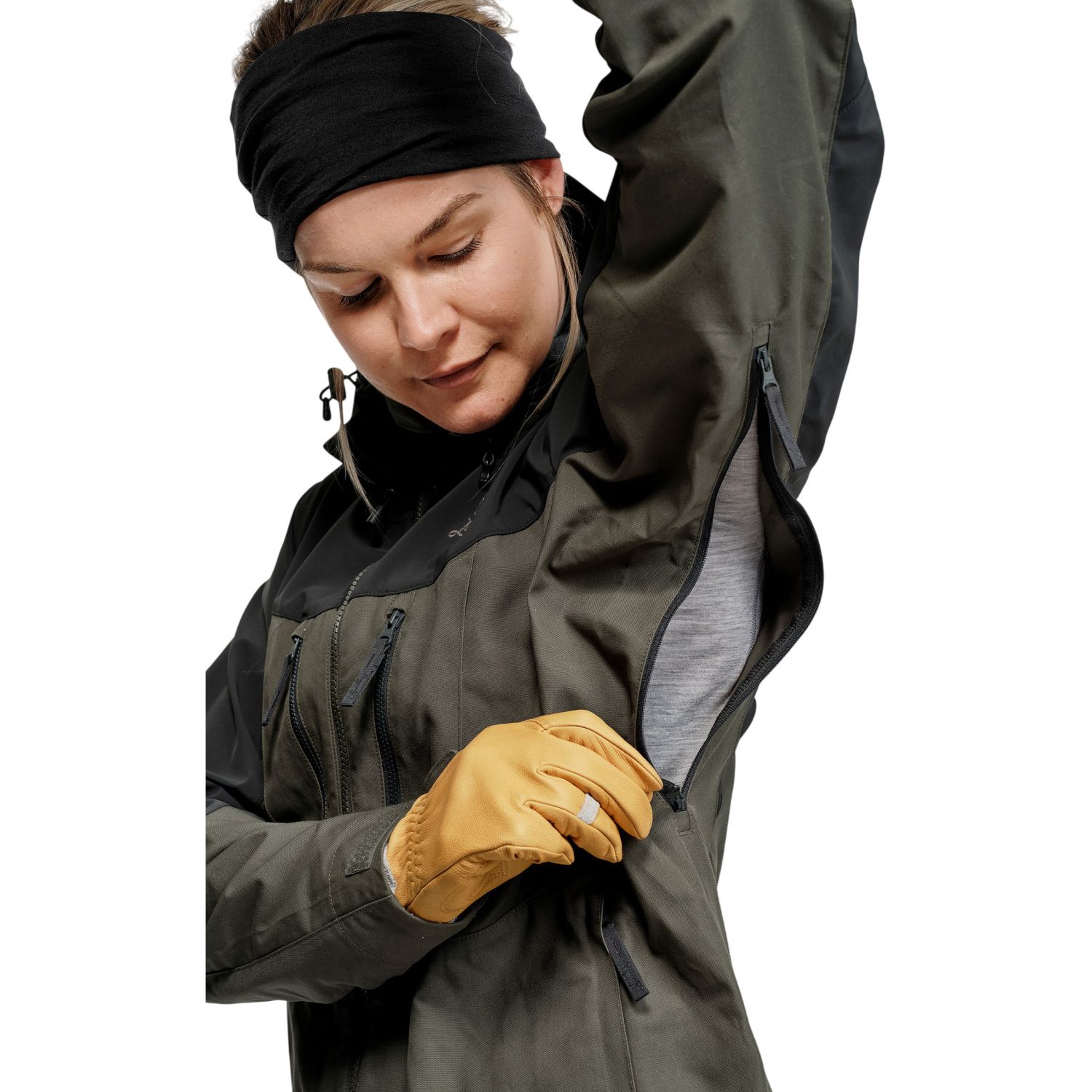 Lundhags Makke pro Ws jacket, nepromokavá bunda, dámská, zelená