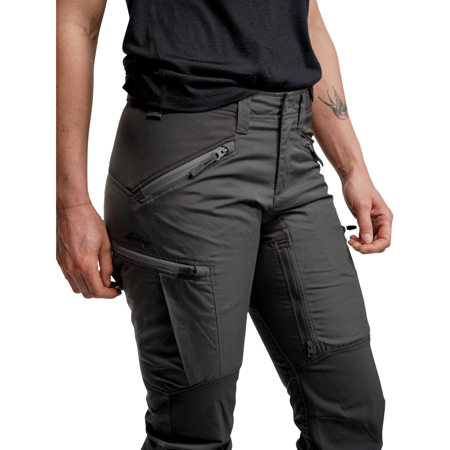 Lundhags Makke Ws Pant, calças de caminhada, feminino, cinza