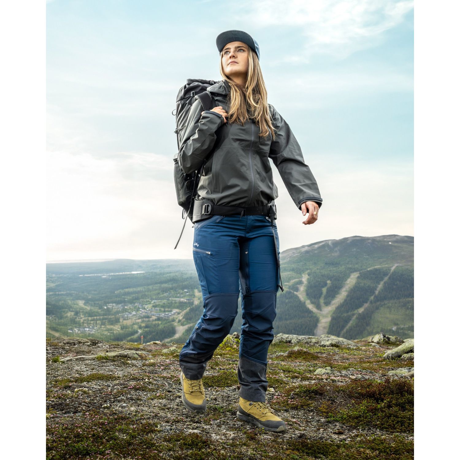 Lundhags Makke Ws Pant, vandrebukser, dame, blå