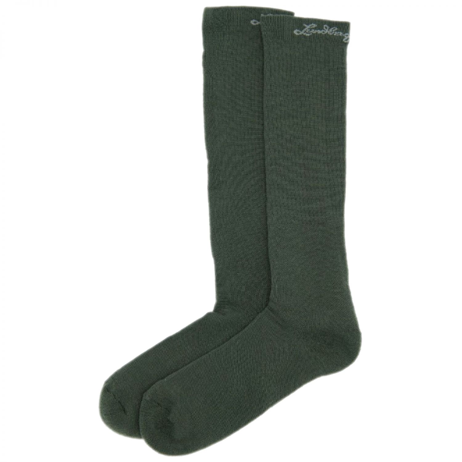 Lundhags Merino Trekking Sock High, hiking socks, unisex, green