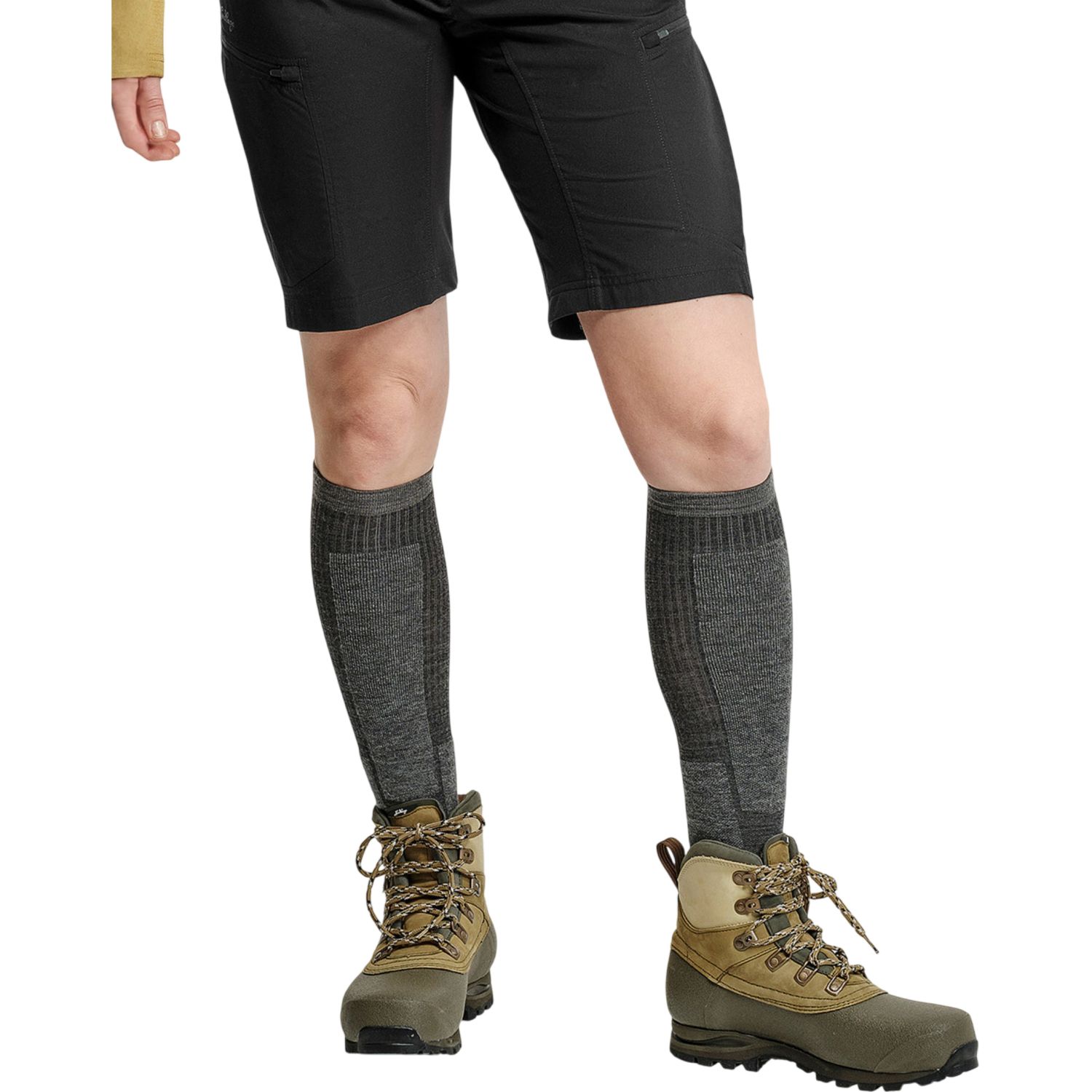 Lundhags Merino Trekking Sock High, turistické ponožky, unisex, šedá