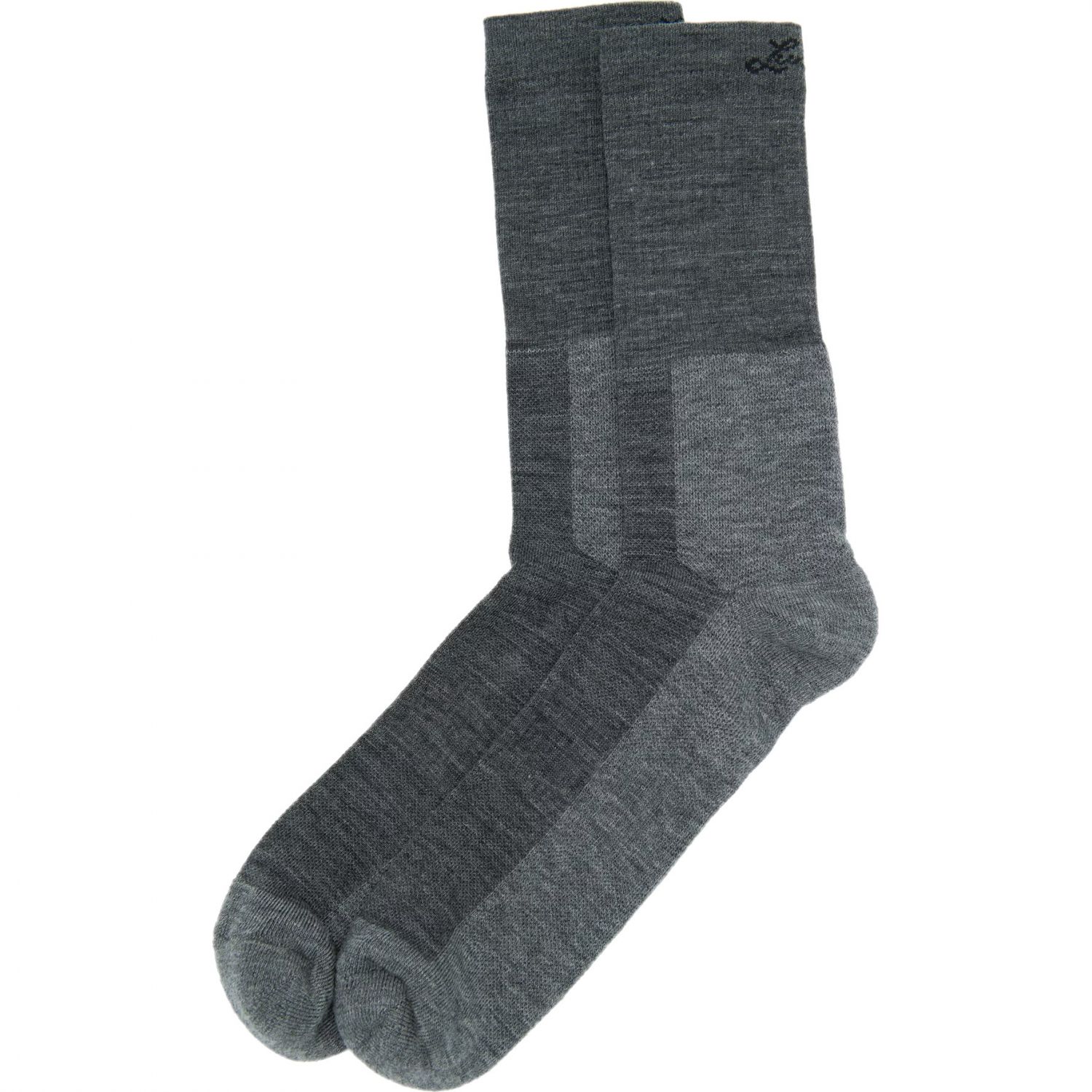 Lundhags Merino Trekking Sock Mid, hiking socks, unisex, gray