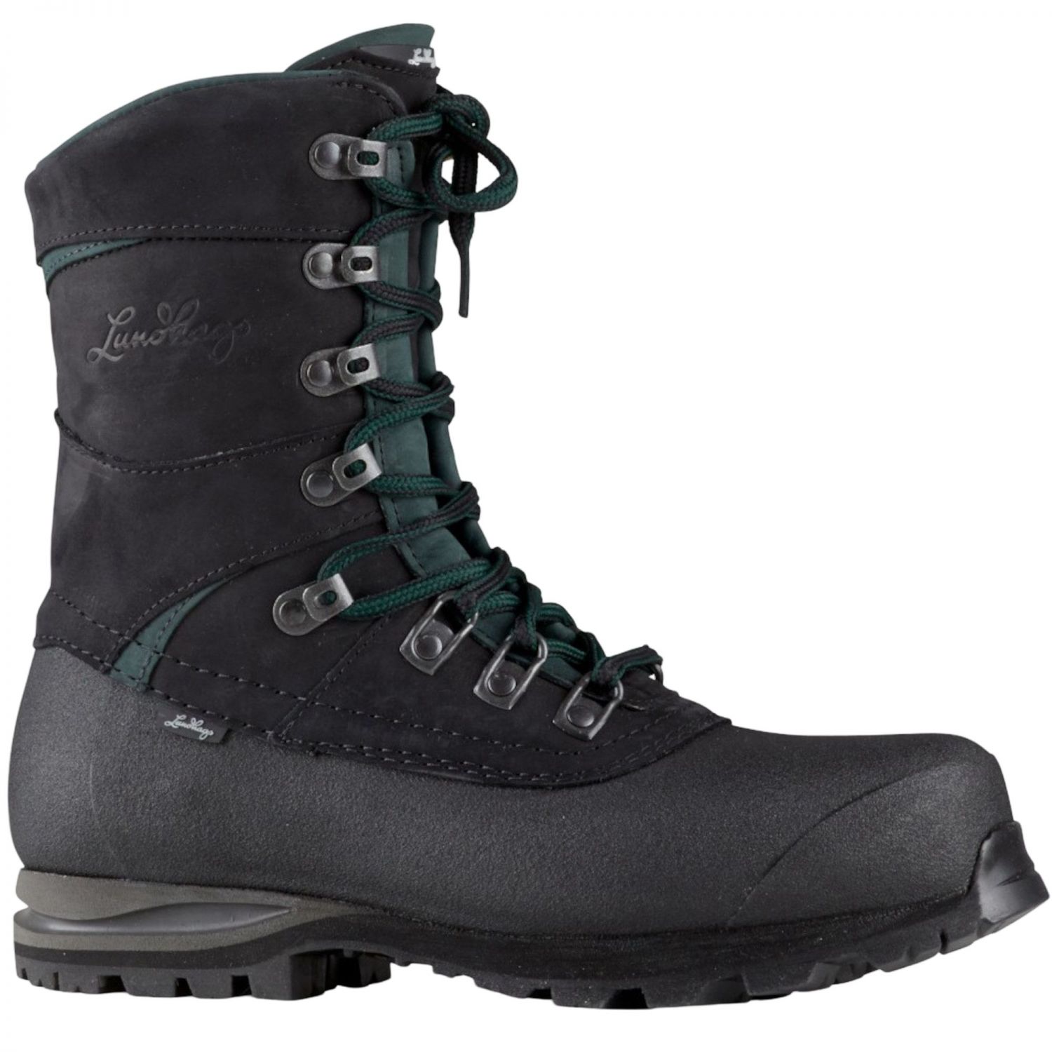 Lundhags Mira II Ws Lt High, hiking boots, women, black/green